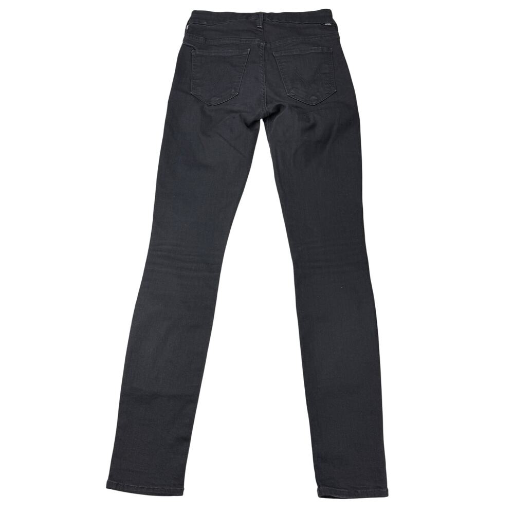 MOTHER High Waist Looker Jean In Not Guilty Black Size 24 Made In USA - Picture 7 of 9